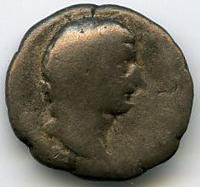 Римская империя · Trajan · Drachma · I в., аверс, Федеральное государственное бюджетное учреждение культуры "Государственный музей изобразительных искусств имени А.С. Пушкина"