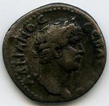 Римская империя · Hadrian · Drachma · I в., аверс, Федеральное государственное бюджетное учреждение культуры "Государственный музей изобразительных искусств имени А.С. Пушкина"