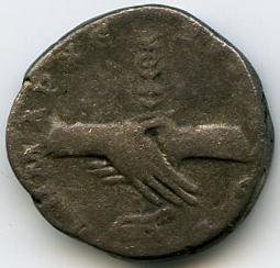 Римская империя · Trajan · Didrachm · I в., реверс, Федеральное государственное бюджетное учреждение культуры "Государственный музей изобразительных искусств имени А.С. Пушкина"