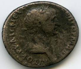 Римская империя · Trajan · Didrachm · I в., аверс, Федеральное государственное бюджетное учреждение культуры "Государственный музей изобразительных искусств имени А.С. Пушкина"