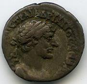 Римская империя · Hadrian · Hemidrachm · I в., аверс, Федеральное государственное бюджетное учреждение культуры "Государственный музей изобразительных искусств имени А.С. Пушкина"