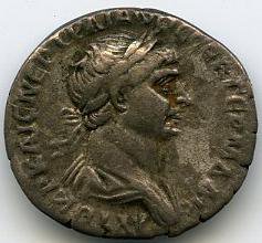 Римская империя · Trajan · Drachma · I в., аверс, Федеральное государственное бюджетное учреждение культуры "Государственный музей изобразительных искусств имени А.С. Пушкина"
