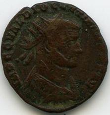 аверс Римская империя · Diocletian · Antoninianus · II в.