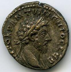 Римская империя · Marcus Aurelius · Didrachm · I в., аверс, Федеральное государственное бюджетное учреждение культуры "Государственный музей изобразительных искусств имени А.С. Пушкина"
