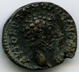Римская империя · Marcus Aurelius · Didrachm · I в., аверс, Федеральное государственное бюджетное учреждение культуры "Государственный музей изобразительных искусств имени А.С. Пушкина"