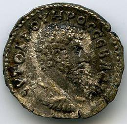 Римская империя · Marcus Aurelius · Didrachm · I в., аверс, Федеральное государственное бюджетное учреждение культуры "Государственный музей изобразительных искусств имени А.С. Пушкина"