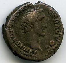 Римская империя · Antoninus Pius · Drachma · I в., аверс, Федеральное государственное бюджетное учреждение культуры "Государственный музей изобразительных искусств имени А.С. Пушкина"