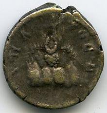 Римская империя · Antoninus Pius · Drachma · I в., реверс, Федеральное государственное бюджетное учреждение культуры "Государственный музей изобразительных искусств имени А.С. Пушкина"