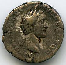 Римская империя · Antoninus Pius · Drachma · I в., аверс, Федеральное государственное бюджетное учреждение культуры "Государственный музей изобразительных искусств имени А.С. Пушкина"