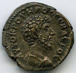 Римская империя · Marcus Aurelius · Didrachm · I в., аверс, Федеральное государственное бюджетное учреждение культуры "Государственный музей изобразительных искусств имени А.С. Пушкина"