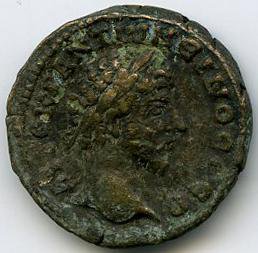 Римская империя · Marcus Aurelius · Didrachm · I в., аверс, Федеральное государственное бюджетное учреждение культуры "Государственный музей изобразительных искусств имени А.С. Пушкина"