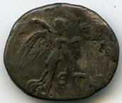 Римская империя · Hadrian · Hemidrachm · I в., реверс, Федеральное государственное бюджетное учреждение культуры "Государственный музей изобразительных искусств имени А.С. Пушкина"