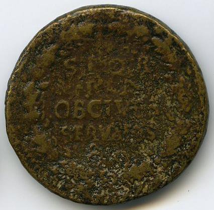 реверс Римская империя · Sestertius · I в.