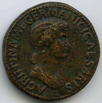 аверс Римская империя · Claudius · Sestertius · I в.
