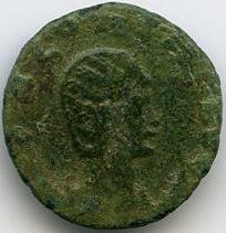 Римская империя · Gallienus · Antoninianus · II в., аверс, Федеральное государственное бюджетное учреждение культуры "Государственный музей изобразительных искусств имени А.С. Пушкина"