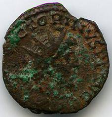 Римская империя · Victorinus · Antoninianus · II в., аверс, Федеральное государственное бюджетное учреждение культуры "Государственный музей изобразительных искусств имени А.С. Пушкина"