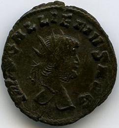 Римская империя · Gallienus · Antoninianus · II в., аверс, Федеральное государственное бюджетное учреждение культуры "Государственный музей изобразительных искусств имени А.С. Пушкина"