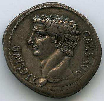 Римская империя · Claudius · Tetradrachm · I в., аверс, Федеральное государственное бюджетное учреждение культуры "Государственный музей изобразительных искусств имени А.С. Пушкина"
