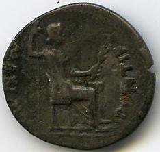 Римская империя · Tiberius · Denarius · I в., реверс, Федеральное государственное бюджетное учреждение культуры "Государственный музей изобразительных искусств имени А.С. Пушкина"