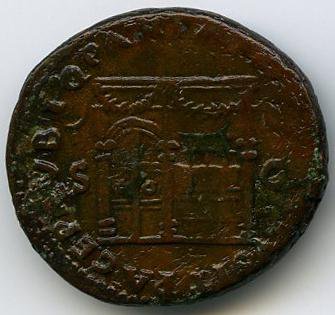 Римская империя · Nero · As · I в., реверс, Федеральное государственное бюджетное учреждение культуры "Государственный музей изобразительных искусств имени А.С. Пушкина"
