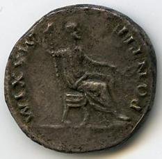 Римская империя · Vespasian · Denarius · I в., реверс, Государственный музей изобразительных искусств имени А.С. Пушкина