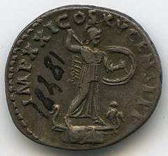 реверс Римская империя · Domitian · Denarius · I в.