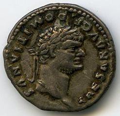 Римская империя · Vespasian · Denarius · I в., аверс, Государственный музей изобразительных искусств имени А.С. Пушкина