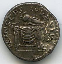 Римская империя · Titus · Denarius · I в., реверс, Федеральное государственное бюджетное учреждение культуры "Государственный музей изобразительных искусств имени А.С. Пушкина"