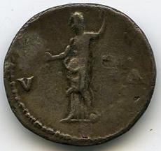 Римская империя · Vespasian · Denarius · I в., реверс, Государственный музей изобразительных искусств имени А.С. Пушкина