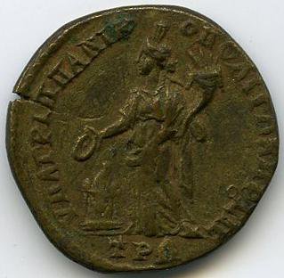 Римская империя · Macrinus · II в., реверс, Федеральное государственное бюджетное учреждение культуры "Государственный музей изобразительных искусств имени А.С. Пушкина"