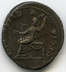 Римская империя · Vitellius · Denarius · I в., реверс, Федеральное государственное бюджетное учреждение культуры "Государственный музей изобразительных искусств имени А.С. Пушкина"