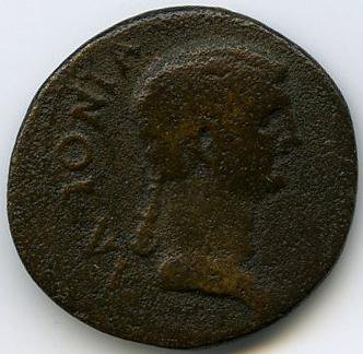 Римская империя · Claudius · Dupondius · I в., аверс, Федеральное государственное бюджетное учреждение культуры "Государственный музей изобразительных искусств имени А.С. Пушкина"