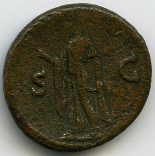 Римская империя · Titus · As · I в., реверс, Федеральное государственное бюджетное учреждение культуры "Государственный музей изобразительных искусств имени А.С. Пушкина"