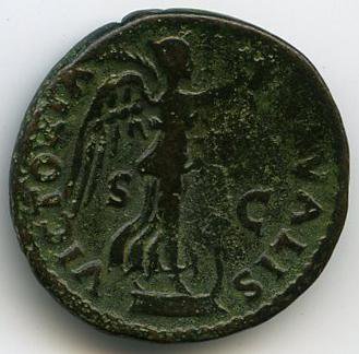 Римская империя · Vespasian · As · I в., реверс, Федеральное государственное бюджетное учреждение культуры "Государственный музей изобразительных искусств имени А.С. Пушкина"