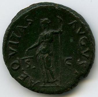 Римская империя · Titus · As · I в., реверс, Федеральное государственное бюджетное учреждение культуры "Государственный музей изобразительных искусств имени А.С. Пушкина"