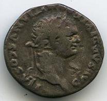 Римская империя · Titus · Denarius · I в., аверс, Федеральное государственное бюджетное учреждение культуры "Государственный музей изобразительных искусств имени А.С. Пушкина"