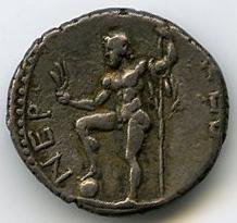 Римская империя · Vespasian · Denarius · I в., реверс, Государственный музей изобразительных искусств имени А.С. Пушкина