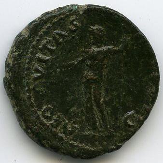 Римская империя · Vespasian · As · I в., реверс, Федеральное государственное бюджетное учреждение культуры "Государственный музей изобразительных искусств имени А.С. Пушкина"