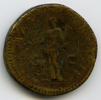 Римская империя · Vespasian · Sestertius · I в., реверс, Федеральное государственное бюджетное учреждение культуры "Государственный музей изобразительных искусств имени А.С. Пушкина"