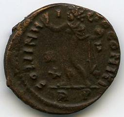 Римская империя · Follis · III в., реверс, Федеральное государственное бюджетное учреждение культуры "Государственный музей изобразительных искусств имени А.С. Пушкина"