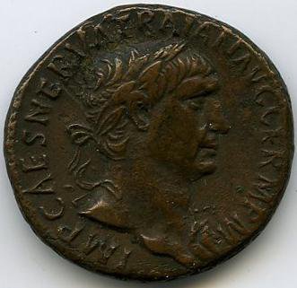 аверс Римская империя · Trajan · As · I в.