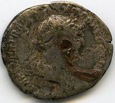 Римская империя · Trajan · Denarius · I в., аверс, Федеральное государственное бюджетное учреждение культуры "Государственный музей изобразительных искусств имени А.С. Пушкина"