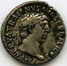 Римская империя · Trajan · Denarius · I в., аверс, Федеральное государственное бюджетное учреждение культуры "Государственный музей изобразительных искусств имени А.С. Пушкина"