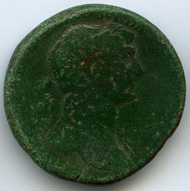 аверс Римская империя · Trajan · Sestertius · I в.