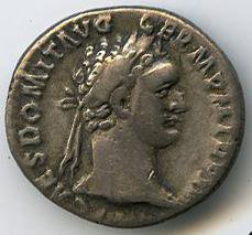 Римская империя · Domitian · Denarius · I в., аверс, Федеральное государственное бюджетное учреждение культуры "Государственный музей изобразительных искусств имени А.С. Пушкина"