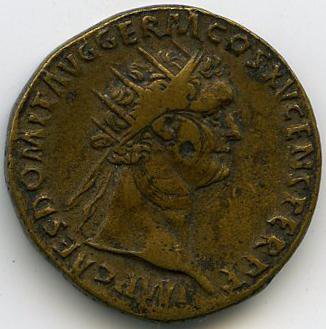 аверс Римская империя · Domitian · Dupondius · I в.