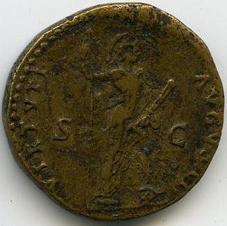 реверс Римская империя · Domitian · Dupondius · I в.