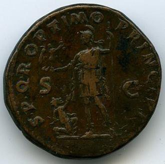 Римская империя · Trajan · As · I в., реверс, Федеральное государственное бюджетное учреждение культуры "Государственный музей изобразительных искусств имени А.С. Пушкина"