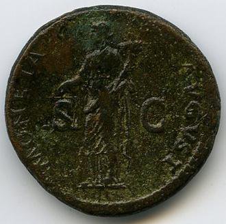 реверс Римская империя · Domitian · As · I в.
