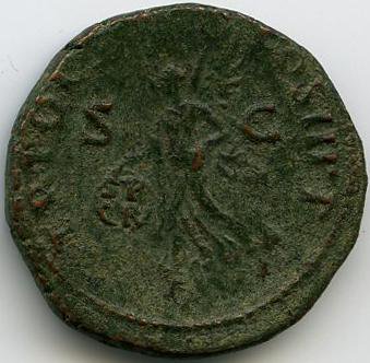 Римская империя · Trajan · As · I в., реверс, Федеральное государственное бюджетное учреждение культуры "Государственный музей изобразительных искусств имени А.С. Пушкина"